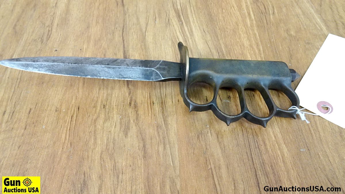 U. S. WWI COLLECTOR'S Trench Knife. Good | Proxibid