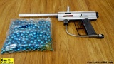 Raptor Silver Eagle Paint Ball Gun . Very Good. One Paint Ball Gun with Ammo. . (50664)