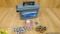 Powerball, CCI, Federal 10 MM AUTO Ammo. 81 Rounds, Some are Loaded in Star Clips All in a Plastic A