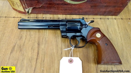 Colt PYTHON .357 MAGNUM SNAKE GUN APPEARS UNFIRED Revolver. Like New. 6" Barrel. STUNNING 6 Inch Blu
