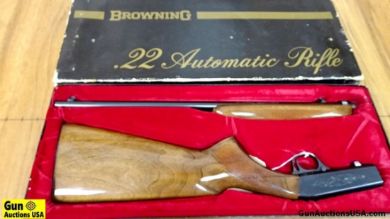 Browning AUTOMATIC .22 LR COLLECTOR'S Rifle. Like New. 19.5" Barrel. High Gloss Laminated Wood with