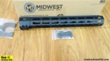 Mid West Industries MI-SP15M Hand Guard. NEW in Box. AR15/M16 SP- Series. Suppressor Compatible, One