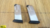 Springfield .45 ACP Magazines. Like New. Lot of 2; ED Stainless Steel 9 Round Magazines. . (51627)