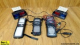 Whelen DASH KING 2000 . Good Condition. Lot of 4; Three Lights and a Control Box. . (50668)