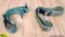 Military Pistol Belts. Good Condition. Lot of 2; Size Large, Green Pistol Belts. . (52612)