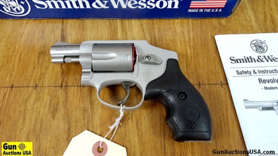 S&W 642-1 .38 SPL +P Revolver. Like New. 2" Barrel.  Hammerless Five Shot Snub Nose with Case Harden