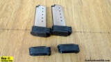 Springfield 45 ACP Magazines. Like New. Lot of 2; Stainless Steel 7 Round Magazines. . (52621)