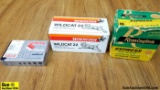 Remington, Winchester, Federal .22 LR, 16 Ga. Ammo. 521 Rounds in Total, 500 Rounds of .22 LR and 21