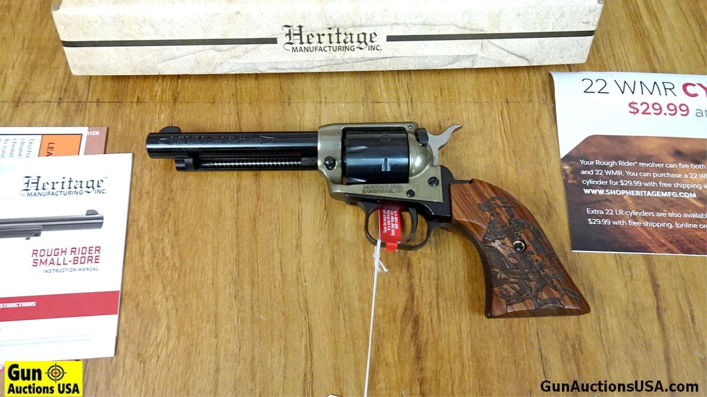 Heritage ROUGH RIDER RR22CH4-WW2 .22 LR BUFFALO | Proxibid