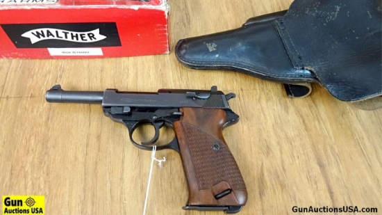 Walther P38 9MM Pistol. Excellent Condition. 5" Barrel. Shiny Bore, Tight Action Previously Issued,