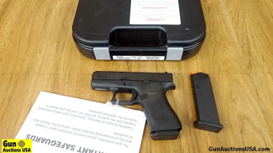 Glock 43X 9MM Pistol. NEW in Box. 3.5" Barrel. Single Stack, Black Polymer Receiver Finger Groove, W