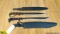Frost Cutlery Machete. Good Condition. Lot of 2; Skull and Cross Bone Handle, 18