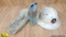 Military Surplus COLLECTOR'S Helmet/ Gas Mask. Good Condition. Civil Defense Helmet with Gas Mask in