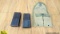 Surplus M1 Carbine .30 Carbine Magazines. Very Good. Lot of 2' Magazines with a Green Canvas Pouch.