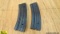 5.56 Magazines. Good Condition. Lot of 2; High Capacity, Steel Magazines. . (56343)