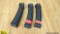 Sig Sauer 9 MM Magazines. Excellent Condition. Lot of 3; Black Polymer Pistol Mags, . (56997)