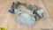 Combat Belt/with Multiple Accessories. Very Good. Desert Tan Combat Belt with Accessories. Includes