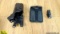 Black Hawk, Bianchi Gun Accessories. Good Condition. Lot of 3; #1 is a Nylon, Double Mag Pouch, # 2