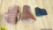 Alan Palomba Maker, The Holster Store Holsters. Good Condition. Lot of 3; One Black Leather and Two