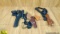 Gould & Goodrich, Brauer Brothers, Etc. Ammo Belt, Holsters. Good Condition. Lot of 6; One Nylon Sho