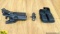 Black Hawk, Xiphos Holsters, Mag Pouch, light. Good Condition. Lot of 3: Black Polymer, Black Hawk H