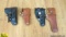 Hunter, Etc. Holsters. Good Condition. Lot of 4; 2 Brown Leather Hunter Holsters for Revolvers and T