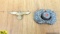 German Militaria GERMAN COLLECTOR'S Pins. Good Condition. Lot of 2; Gold Eagle Pin with German Marki