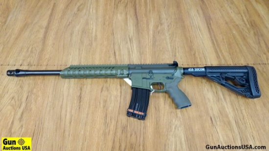 ANDERSON AM-15 .458 SOCOM SOCOM Rifle. Very Good. 18" Barrel. Shiny Bore, Tight Action Olive Drab, A