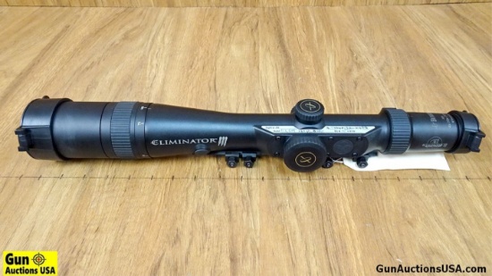 BURRIS Eliminator III Scope. Excellent Condition. 4-16x50 Scope, Front Focus, with Sun Shade. Flip U