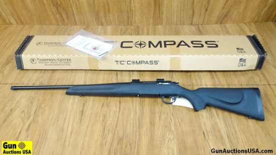 S&W T/C COMPASS .22-250 APPEARS UNFIRED Rifle. Like New. 22" Barrel. Threaded Barrel, Weaver Two Pie
