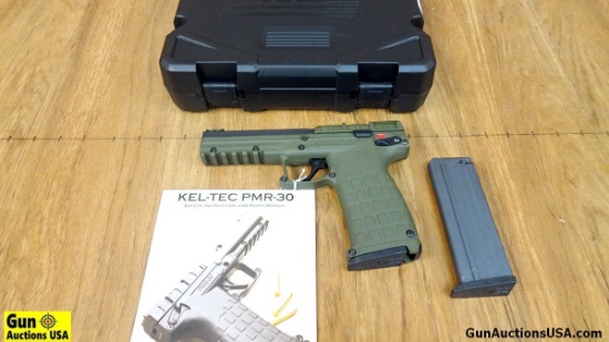 KEL-TEC PMR-30 .22 WMR Pistol. Excellent Condition. 4" Barrel. Shiny Bore, Tight Action OD Green Fur