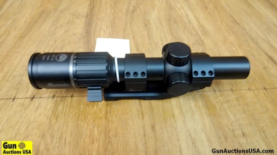 Burris PEPR Scope. Excellent Condition. RT-6, 1-6x24, Circle Dot Reticle, Burris Tactical Rings and