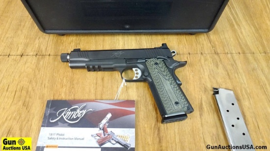 Kimber CUSTOM TLE/RL II .45 ACP THREADED Pistol. Excellent Condition. 5" Barrel. Shiny Bore, Tight A