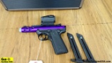 Ruger MARK IV .22 LR THREADED Pistol. Excellent Condition. 4.5