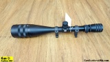 Redfield Scope. Very Good. 6-24x50 Scope with Fine Plex Reticle. Front Focus, Aluminum Turret Caps,