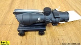 Trijicon Acog Scope. Very Good. 3.5 with Green Chevron Reticle. Ambient Light Tube, Picatinny Rail B