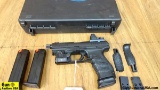 Walther PPQ 9MM THREADED Pistol. Excellent Condition. 4.5