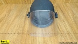 PROTECH ARMORED PROD/ Delta Lt./873 Riot Helmet. Good Condition. Black Kevlar Helmet with Heavy Duty