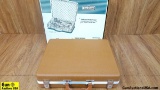 Doskocil DELUXE EDITION Gun Case. NEW in Box. 18x14x14, Brown Plastic Gun Case with Keys. Holds 4 Pi