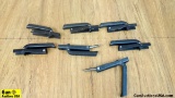 Tree Climbers. Very Good. Lot of 7; Black, Heavy Duty Steel Tree Climbers. . (57039)