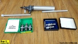 RCBS, Lyman, Etc. Loading Dies, Etc. . Very Good. Lot of 3: #1 is a .45 ACP Loading Dies (2). #2 is