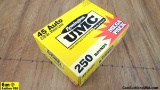 Remington .45 Ammo. 250 Rounds of 230 Gr MC. . (54401)