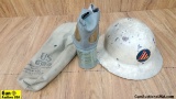 Military Surplus COLLECTOR'S Helmet/ Gas Mask. Good Condition. Civil Defense Helmet with Gas Mask in