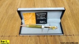 Wood Enterprises Pen . Like New. Custom Hand Crafted 30.06 Pen with White in Color Top with a Gold i