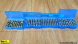 Blazer, Etc. 9 MM Ammo. 243 Rounds of Mixed in Plastic Ammo Holders.. (55696)
