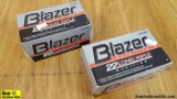 Blazer .22LR Ammo. 1000 Rounds of 40 Gr.. (54351)