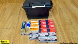 Federal, CCI, Etc. .22 LR Ammo. 1050 Rounds of Mixed in a Black Ammo Container. . (56737)