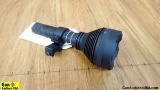 Weapons Light. Very Good. Large LED, Accessory Rail Mount, Rear Button Activated with One Light Sett
