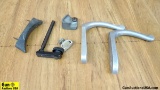 Al Freeland Gun Parts. Good Condition. Rifle Completion Parts; Two Hook Butt Plate, Forend Hand Stop