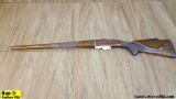 Stock. Good Condition. Walnut Rifle Stock, Full Length, One Piece, Cheek Rest, Pachmayr Butt Pad, Ni